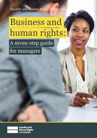 Front cover of Business and human rights: A seven-step guide for managers