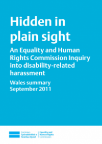 This is the cover of Hidden in plain sight inquiry Welsh summary