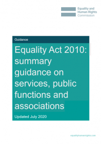 Summary guidance on services, public functions and associations